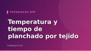 Temperatura y tiempo de planchado por tejido: algodón, poliéster, nylon y polar